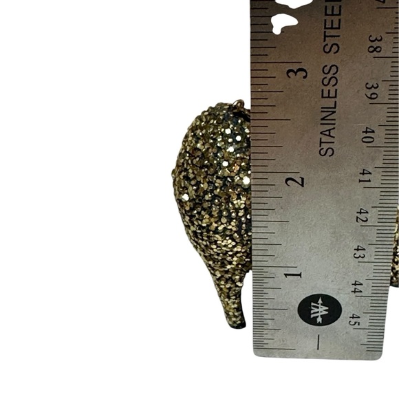 METROPOLITAN MUSEUM OF ART Gold Glittering 50's Shoe Ornament 2010 - Picture 11 of 12